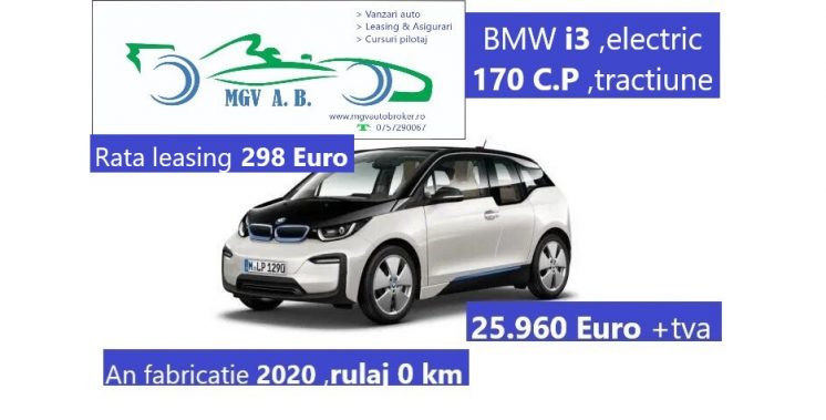 BMW i3, electric,170 C.P, fab.2020,rulaj 0km