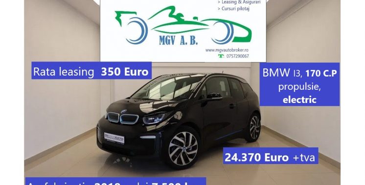BMW i3,170 C.P, electric, A/T,propulsie ,fab.2018 ,rulaj 7.500 km