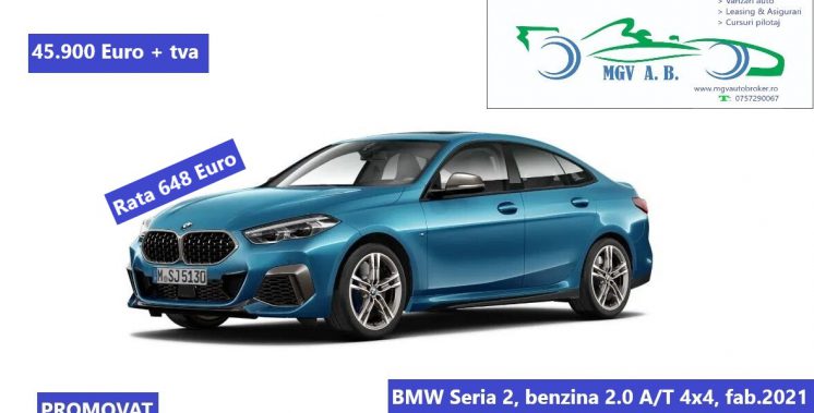 BMW Seria 2,benzina,2.0,4×4, 306 C.P, rulaj 0 km