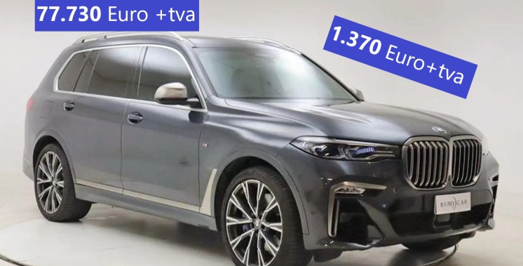 BMW X7 M 530 C.P, 4×4 benzina,A/T fab. 2020,38.500 km